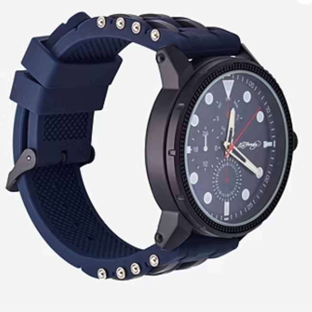 Ed Hardy Men's Blue Strap Watch - Picture 4 of 7